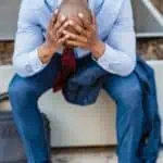 depressed man