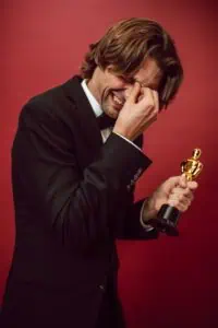 actor getting an award