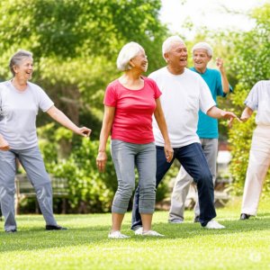 Senior individual reflecting on aging and coping with loss of ability