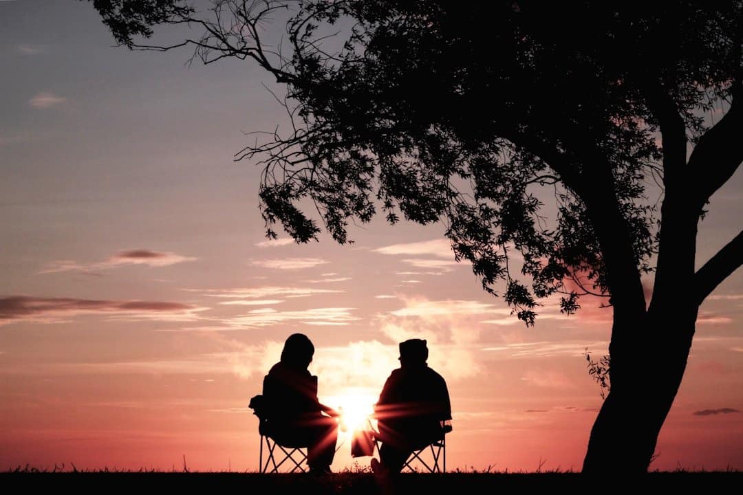 Couple discussing finances