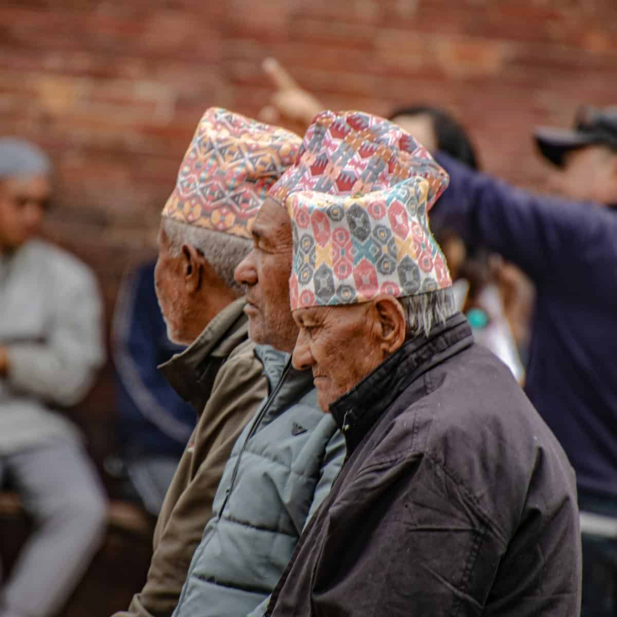 Group of older adults enjoying a community event