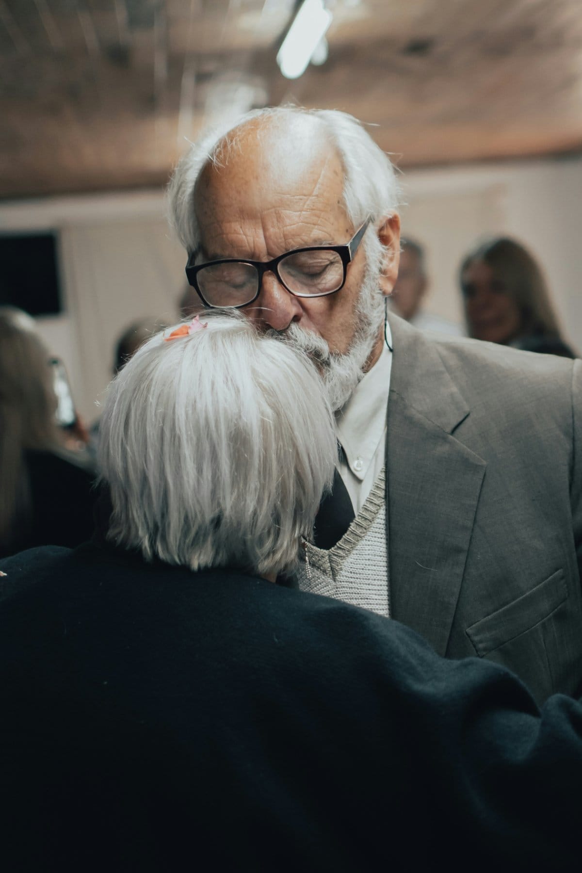 A couple sharing a moment of connection and affection